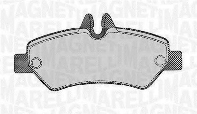 MAGNETI MARELLI 363916060300 -  Комплект тормозных колодок, дисковый тормоз